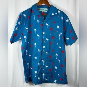 *NEW* Luke Bryan’s “Crash My Playa” Men’s XL Tropical Print Button-Up Shirt